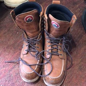 Red Wing Irish setter ( safety toe) boots
